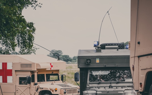 Field hospital conducts medical simulations