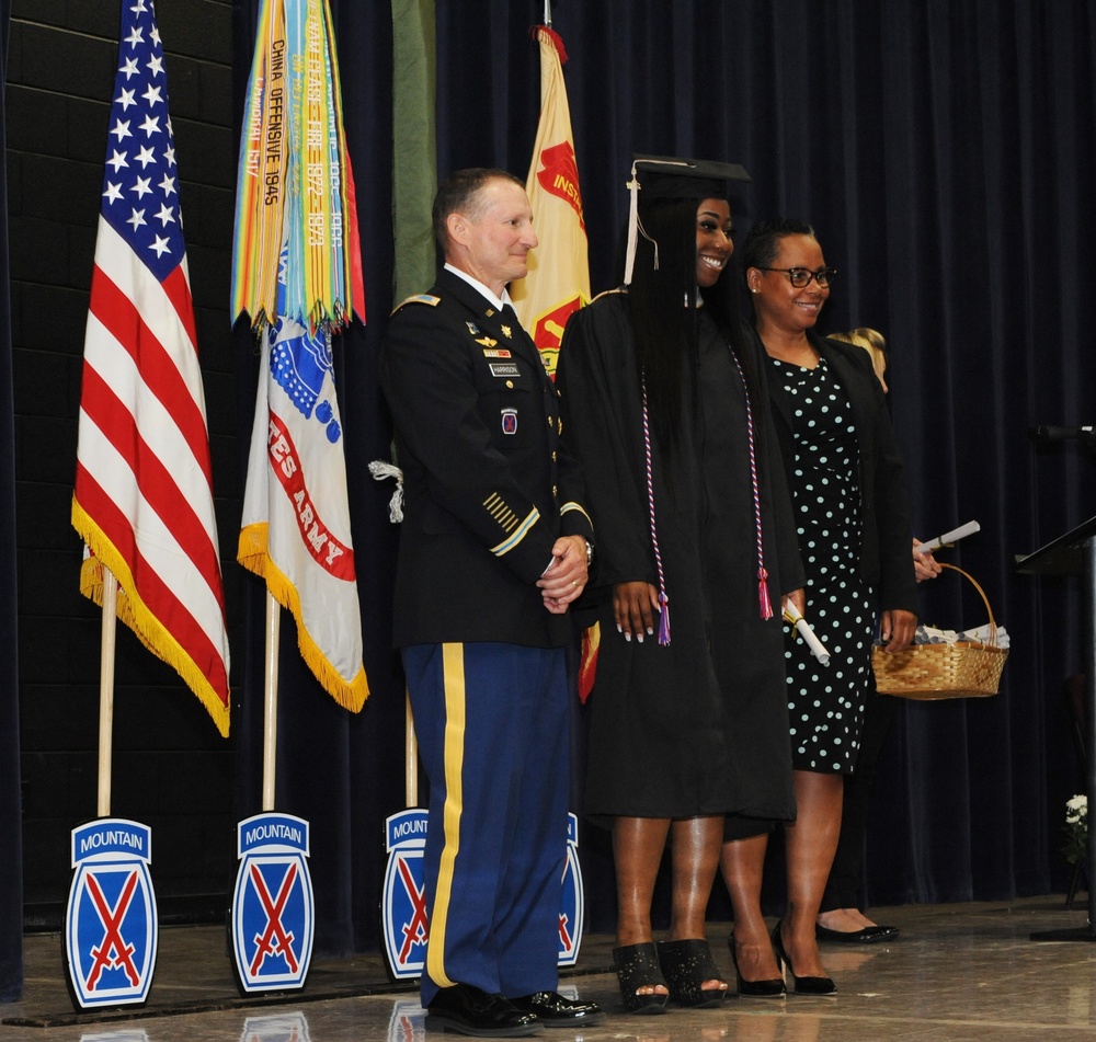 Fort Drum community members celebrate academic achievements during Graduation Recognition Ceremony