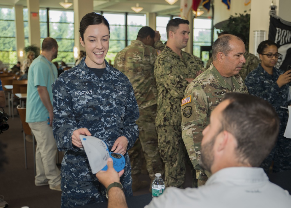 Detroit Lions Visit the Warrior Cafe