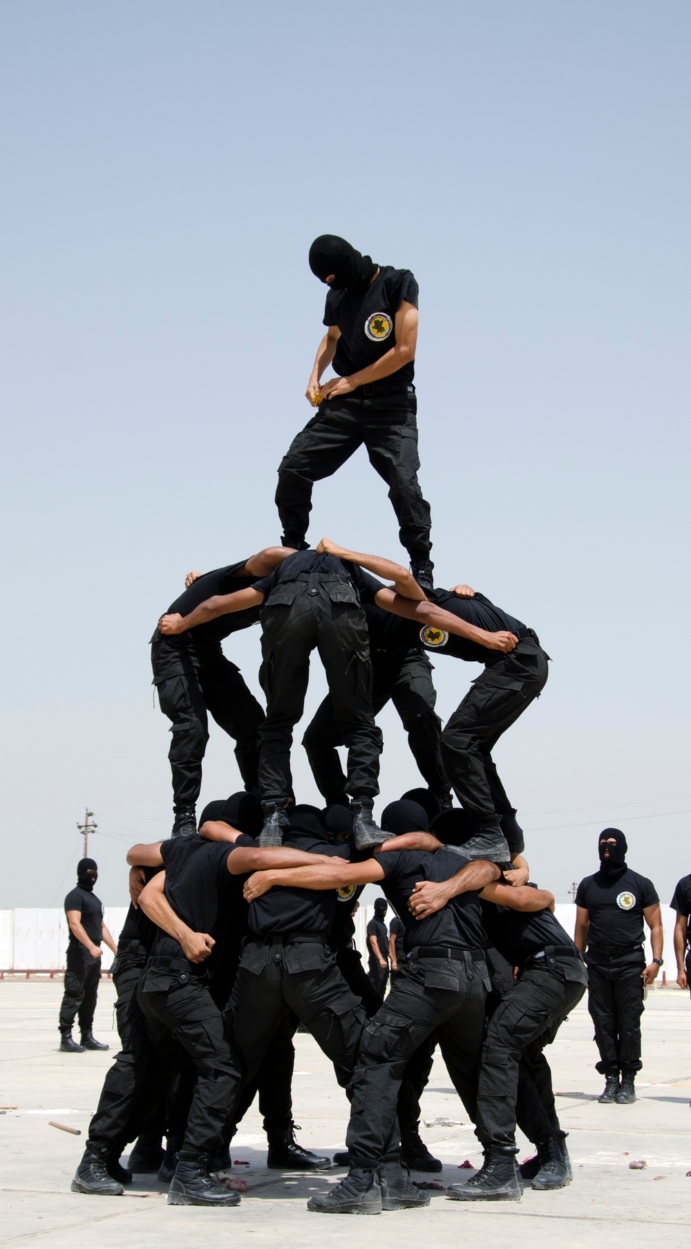 CTS human pyramid