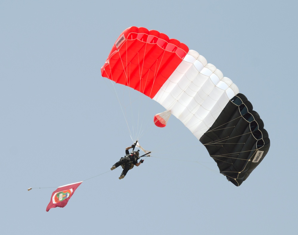 CTS paratrooper soars