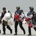 CTS paratroopers march during graduation