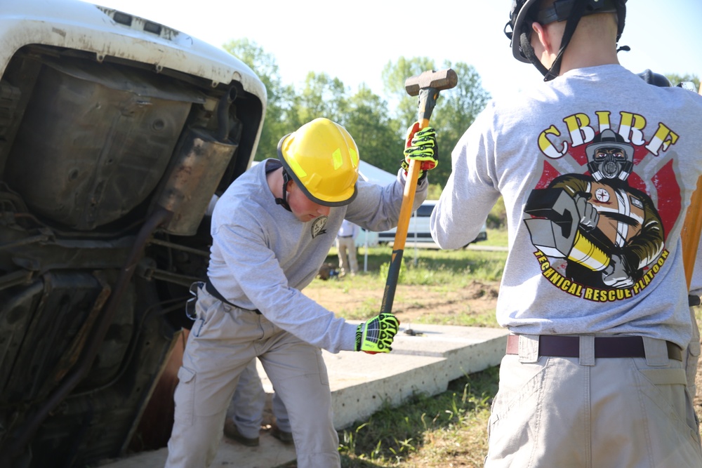 CBIRF Technical Rescue Platoon participate in 2018 Virginia Rescue Challenge