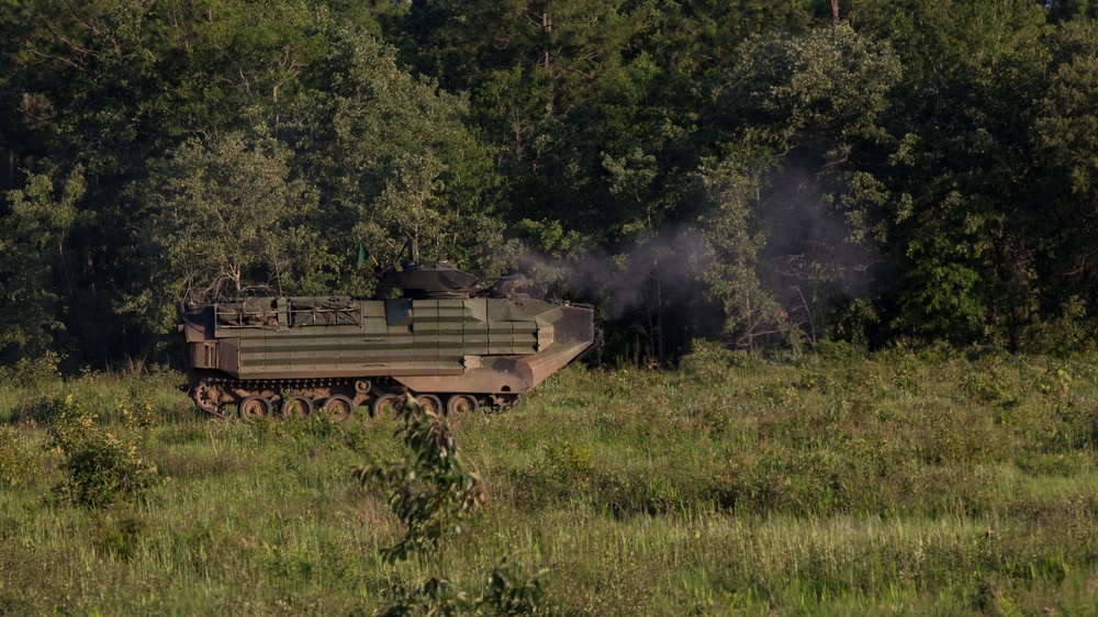 2nd AABn conducts section gunnery range