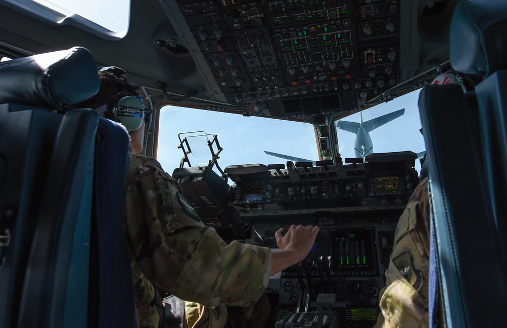 Airmen reach the summit during Rainier War