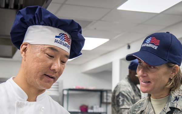 23d WG leadership visits, DFAC, ILC