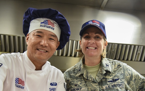 23d WG leadership, tours DFAC, ILC