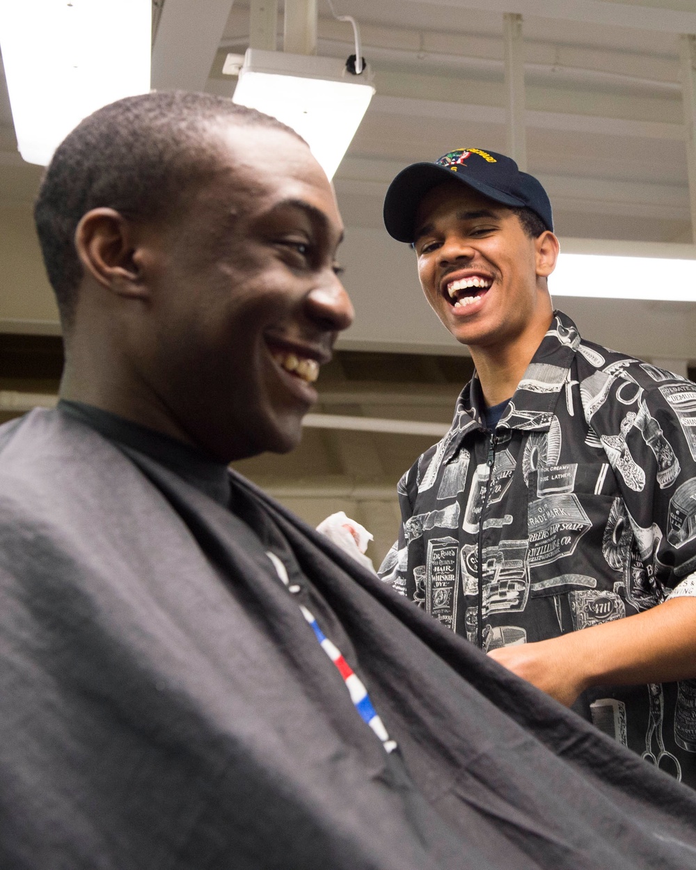 Ship's Serviceman Are Busy At Work Aboard USS Bonhomme Richard (LHD 6)