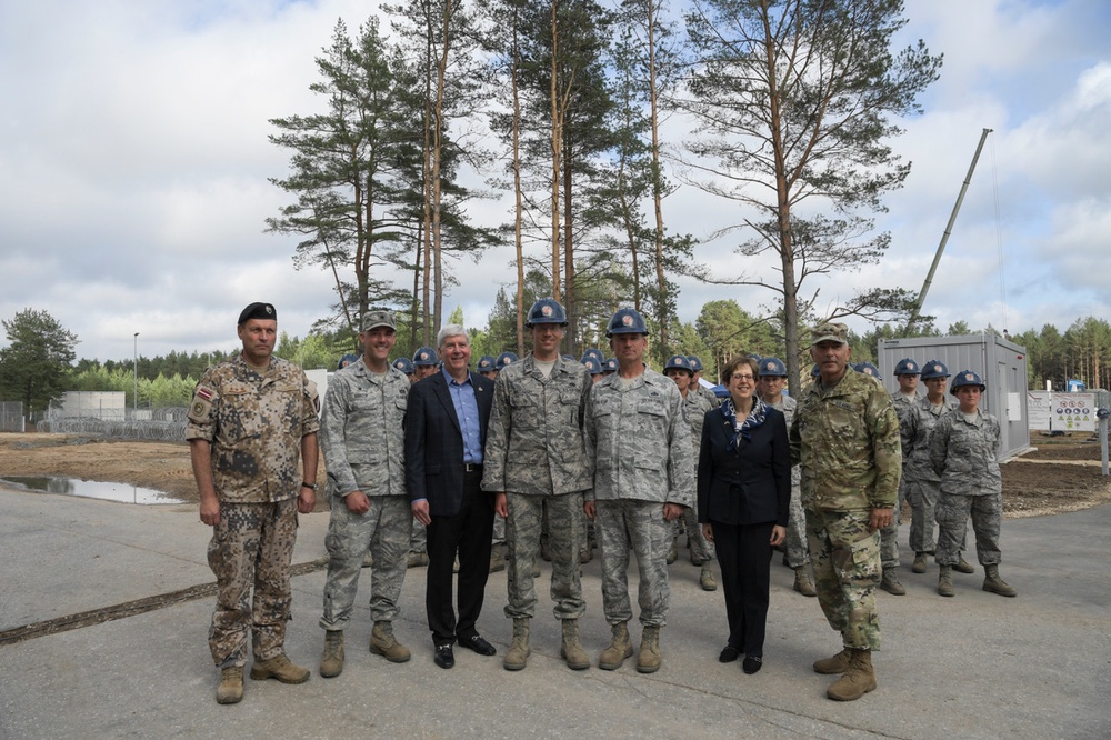 Ādaži Military Base commemorates Michigan-Latvia partnership with street naming ceremony