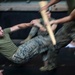 Marines are tested out for their next belt level