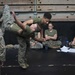 Marines are tested out for their next belt level