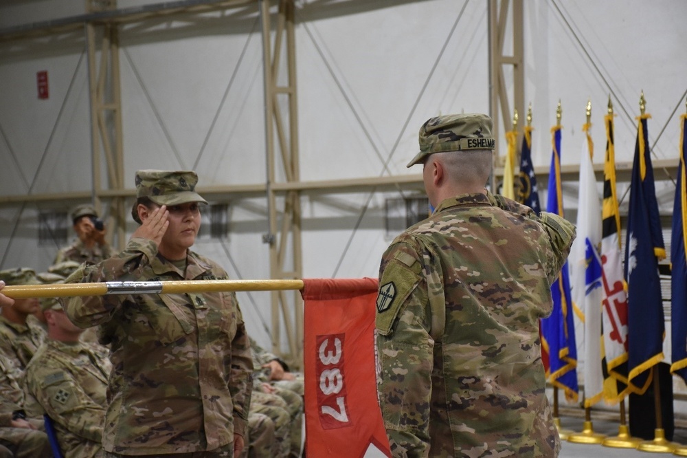 35th Engineer Brigade bids farewell to 458th Battalion, welcomes 983rd