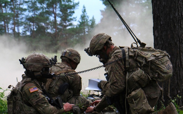 Medical evacuation training at Saber Strike 18