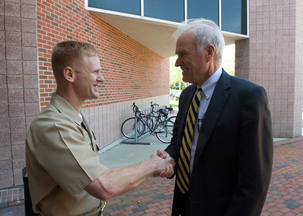 SECNAV Visits Surface Warfare Officers School