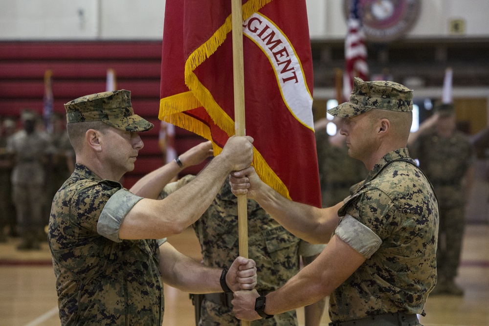 6th Marine Regiment welcomes new commanding officer