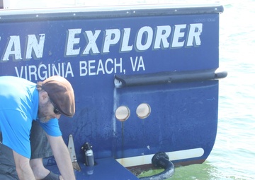 Sea Turtle Equipped with U.S. Navy-funded Satellite Tag
