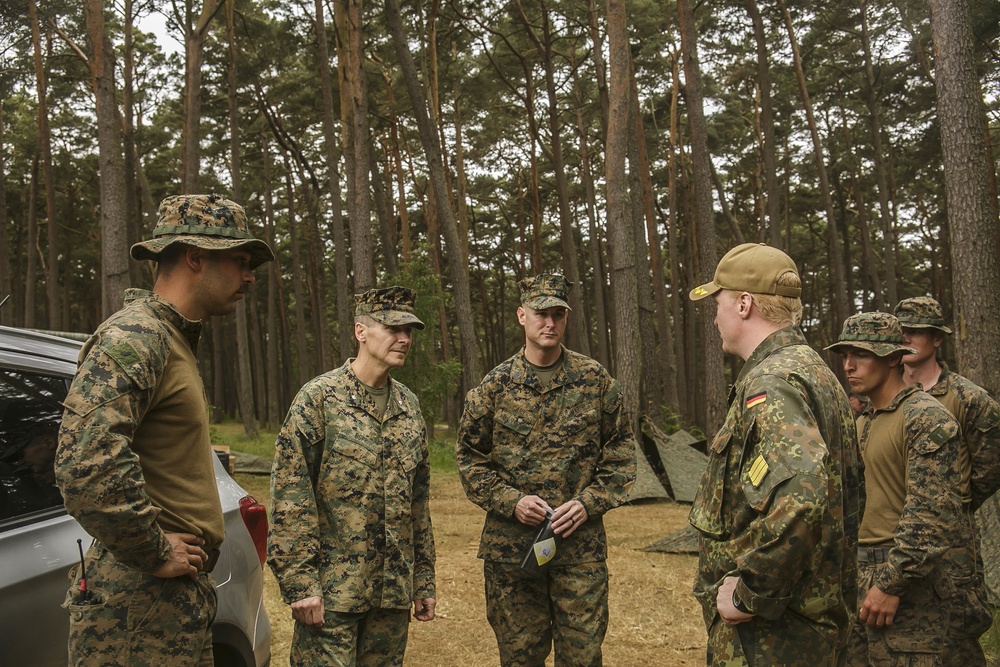 BLT 2/6 commander, sergeant major visit Marines at Ustka, Poland