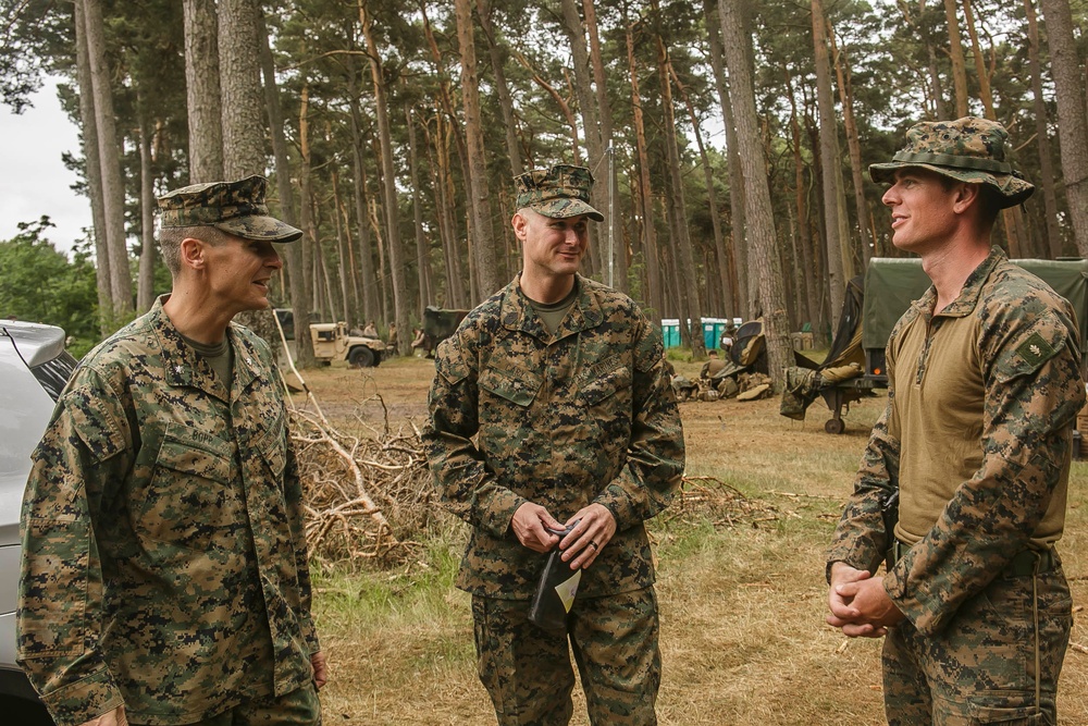 BLT 2/6 commander, sergeant major visit Marines at Ustka, Poland
