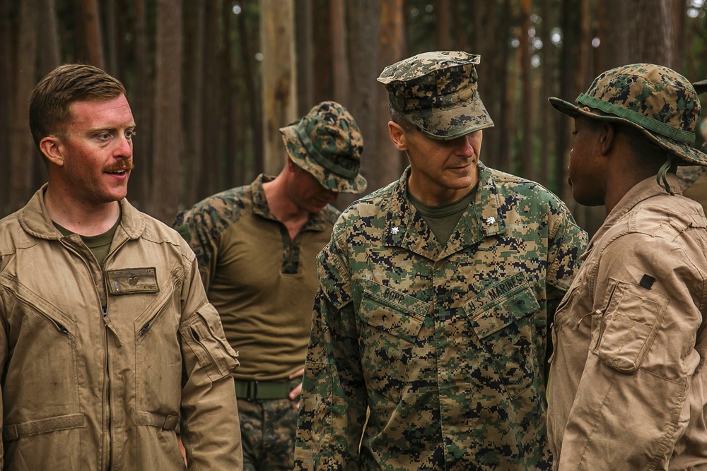 BLT 2/6 commander, sergeant major visit Marines at Ustka, Poland
