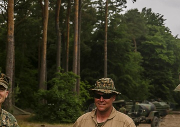 BLT 2/6 commander, sergeant major visit Marines at Ustka, Poland