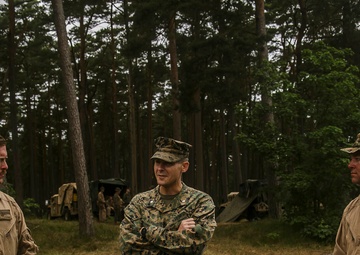 BLT 2/6 commander, sergeant major visit Marines at Ustka, Poland