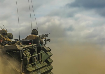 26th MEU Tank platoon, Polish BMP unit go head-to-head in mechanized assault exercise during BALTOPS