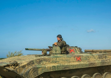 26th MEU Tank platoon, Polish BMP unit go head-to-head in mechanized assault exercise during BALTOPS
