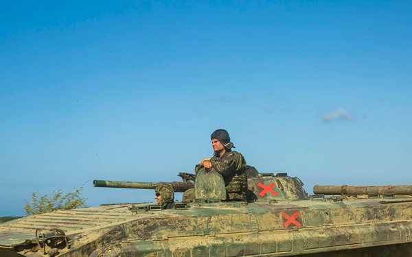 26th MEU Tank platoon, Polish BMP unit go head-to-head in mechanized assault exercise during BALTOPS