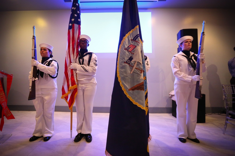 Color Guard Performs at Kickoff Event for 1st Women Veterans Day