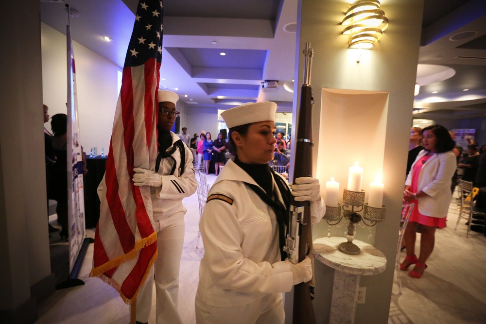 Color Guard Performs at Kickoff Event for 1st Women Veterans Day