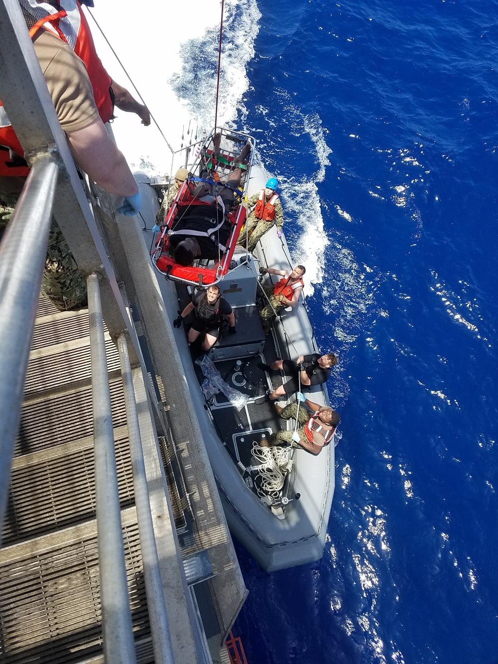 USNS Trenton Mariners in Distress Rescue