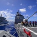USS Antietam (CG 54) conducts and underway replenishment (UNREP) training exercise with Indian oiler INS Shak ti (A 57)