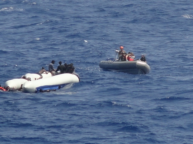 USNS Trenton Mariners in Distress Rescue