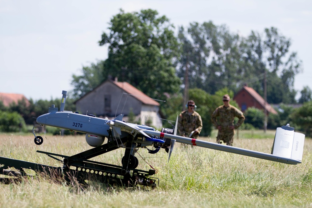 UAV trainng - Saber Strike 18