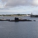 Japanese Sub Conducts Exercise with USS Frank Cable