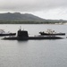 Japanese Sub Conducts Exercise with USS Frank Cable