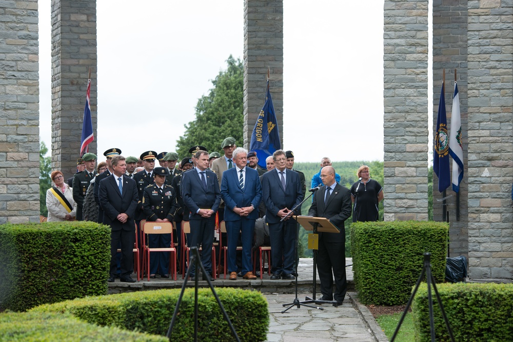 Bastogne Memorial Ceremony 2018