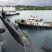 Japanese Sub Conducts Exercise with USS Frank Cable