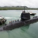 Japanese Sub Conducts Exercise with USS Frank Cable