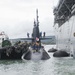 Japanese Sub Conducts Exercise with USS Frank Cable