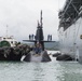 Japanese Sub Conducts Exercise with USS Frank Cable