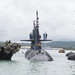 Japanese Sub Conducts Exercise with USS Frank Cable