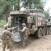 U.S. Army soldiers unload stretcher during Saber Strike 18