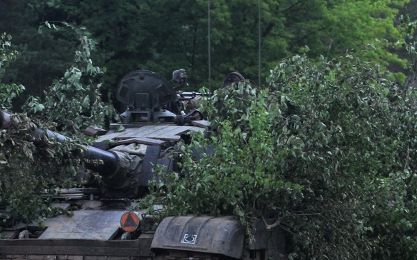 Battle Group Poland conducts combined training at Saber Strike 18