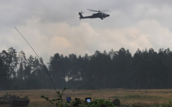 Battle Group Poland conducts combined training at Saber Strike 18