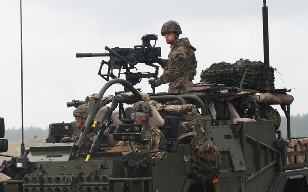 Battle Group Poland conducts combined training at Saber Strike 18