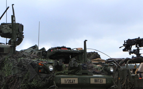 Battle Group Poland conducts combined training at Saber Strike 18