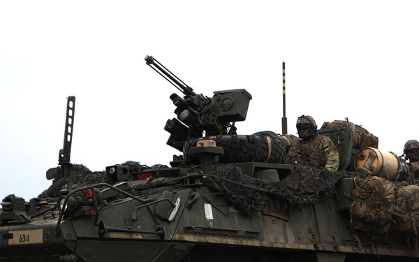 Battle Group Poland conducts combined training at Saber Strike 18