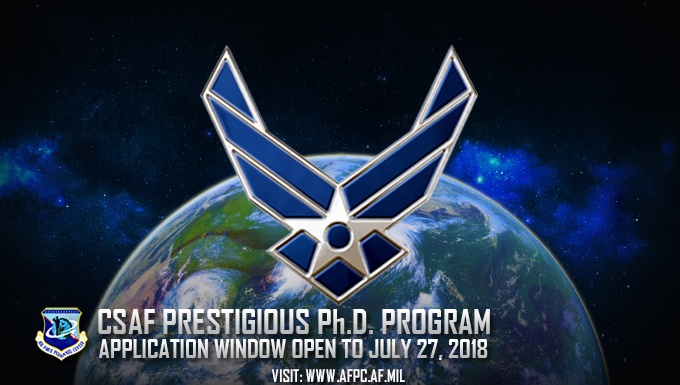 Ph.D. program for Air Force captains now accepting applications