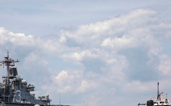 USS Kearsarge Moored at NWS Earle
